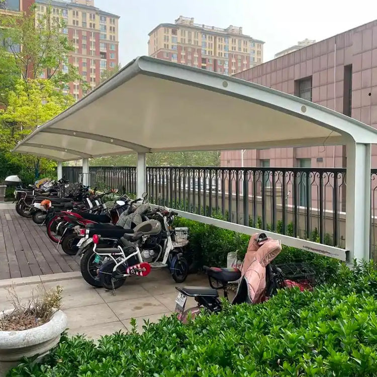 魏县膜结构电动车棚